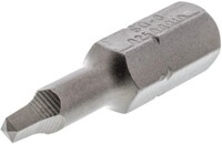 #1 SQUARE X 1" LONG WITH 1/4" HEX SHANK INSERT BIT