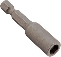 5MM MAGNETIC NUTSETTER X 2-9/16" LONG WITH 1/4" HEX SHANK POWER BIT