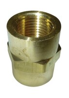 1/8" N.P.T. FEMALE COUPLING BRASS FITTING (3300-2)