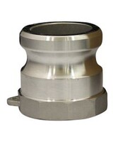 1-1/4" N.P.T. ADAPTER ALUMINUM CAM & GROOVE FITTING STYLE A