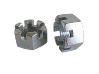 1/4-20 CASTLE(SLOTTED) NUT ZINC PLATED