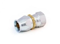 FEMALE JIC SWIVEL FITTING WITH 1-1/16-14 MALE THREAD FOR SIZE 12 COMPRESSOR DISCHARGE HOSE