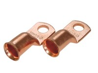 8 GAUGE COPPER LUG WITH #10 RING