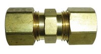 1/8" TUBE SIZE COMPRESSION UNION FOR COPPER TUBING BRASS FITTING (62-2)
