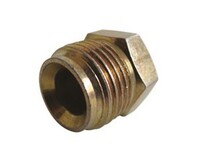 3/16" TUBE SIZE PIPE PLUG FOR COPPER TUBING ZINC PLATED (131-3)