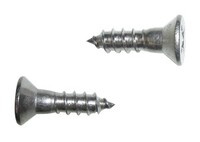 #6 X 1" STAINLESS STEEL SLOTTED FLAT HEAD WOOD SCREW 18-8(304)