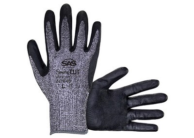 X-LARGE ARAMID YARN GLOVE, NITRILE PALM, HEAT & CUT RESISTANT 1 PAIR