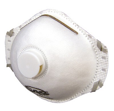 R95 VALVED DISPOSABLE PARTICULATE RESPIRATOR 10 PIECE BOX