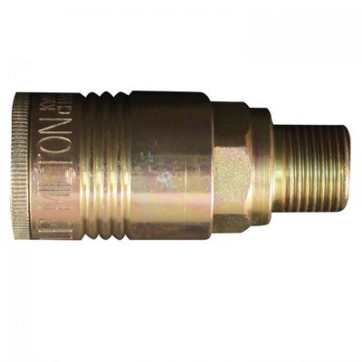 #1806 MILTON AIR COUPLER STYLE "P" WITH 3/8" N.P.T. MALE THREAD