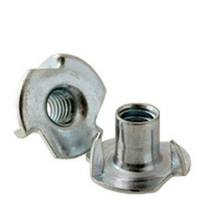 1/4-20 3-PRONG TEE NUT ZINC PLATED