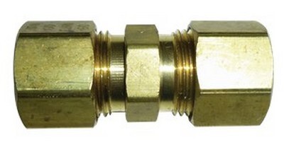 3/4" COMPRESSION UNION FOR STEEL TUBING BRASS FITTING(62-12)