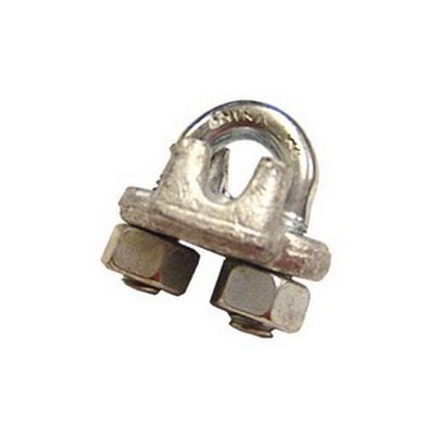 5/8" DROP-FORGED WIRE ROPE CLIP HOT-DIPPED GALVANIZED STEEL