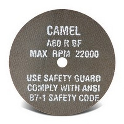 4" X 1/16" X 3/8" CGW REINFORCED ALUMINUM OXIDE CUT-OFF WHEEL