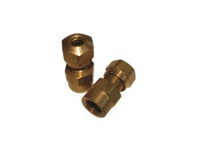 3/8" D.O.T. AIR BRAKE X 1/8" N.P.T. STRAIGHT FEMALE FITTING BRASS (1466-6-2)