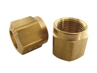 1/4" D.O.T. AIR BRAKE COMPRESSION NUT BRASS (1461-4)