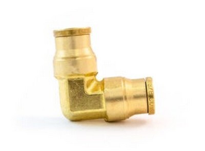 1/4" D.O.T. NYLON AIR BRAKE 90* UNION ELBOW BRASS FITTING(1865X4)