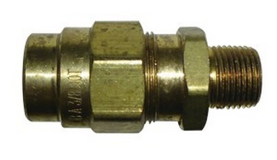 1/2" D.O.T. X 3/8" N.P.T. CONNECTOR FOR H338 HOSE (033883)