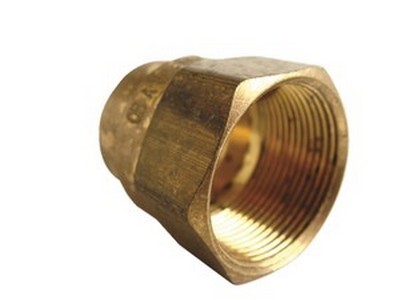 1/2" D.O.T. AIR BRAKE REPLACEMENT NUT BRASS FOR H338 HOSE