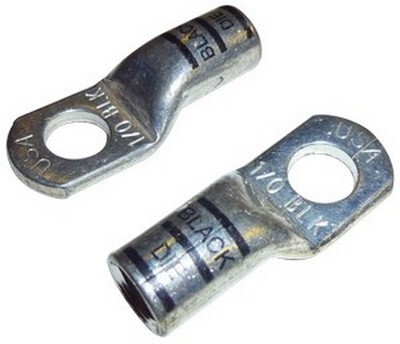 2-1 GAUGE WITH 1/2" HOLE SIZE HEAVY DUTY LUG TIN PLATED