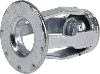 M6-1.00 STEEL JACK NUT ZINC PLATED