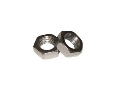 3/8-16 FINISHED JAM(THIN) HEX NUT GRADE 2 ZINC PLATED