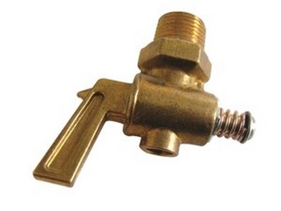 3/8" N.P.T. DRAIN VALVE SHUT-OFF BRASS FITTING (6893)