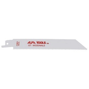 12" LONG X 10 T.P.I. RECIPROCATING DEMOLITION SAW BLADE BI-METAL COBALT