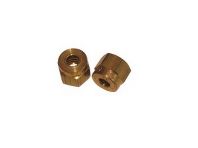 1/8" TRUCK TRANSMISSION TUBE NUT BRASS FITTING (281-2)