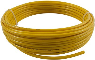 3/8" O.D. REINFORCED D.O.T. AIR BRAKE TUBING YELLOW