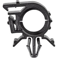 BLACK NYLON WIRE LOOM ROUTING CLIP 1/2" I.D. X 11/16" O.D.