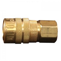 #715 MILTON AIR COUPLER STYLE "M" WITH 1/4" N.P.T. FEMALE THREAD